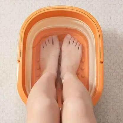 Foldable Foot Soaking Massager Tub